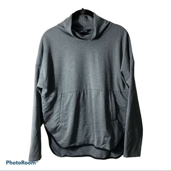 THE NORTH FACE  Gray Pullover Slacker Poncho Sweater - Picture 1 of 11